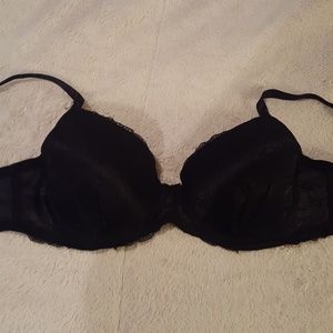 Black sexy lace bra